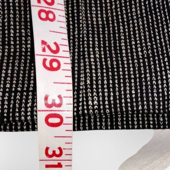 Yves Saint Laurent Mens Blazer Sz 44R Houndstooth Jacket Black Silk Linen Vtg - Picture 10 of 13